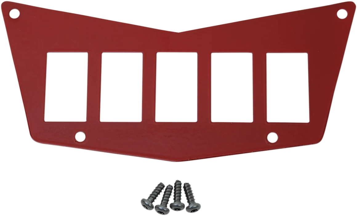 Top-Quality MOOSE UTILITY Dash Plate – 5 Switch – Red 100-4383-PU Classic