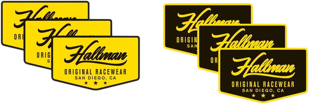 Flexible THOR Hallman Decals – 6 Pack 4320-2046 Certified