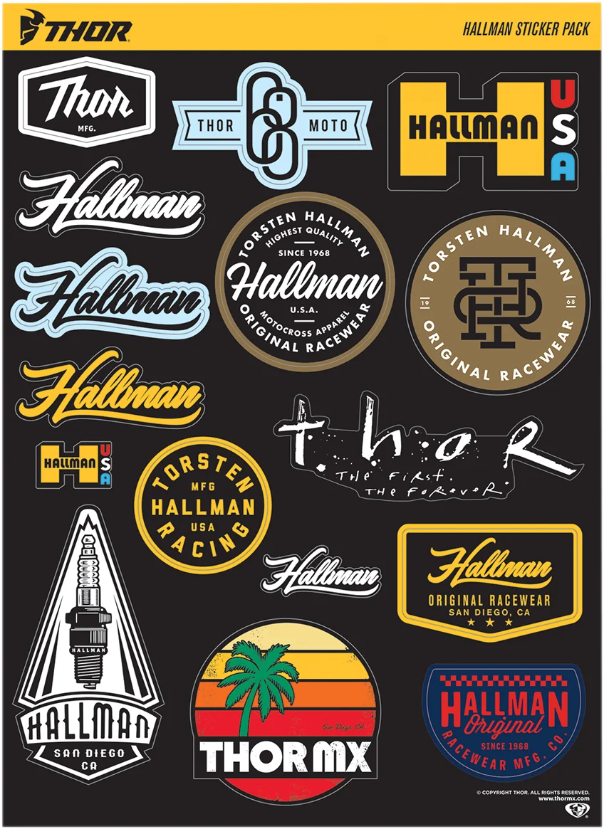 Relaxed THOR Decal Sheet – Hallman – S20 – Each 4320-2182 Detailed