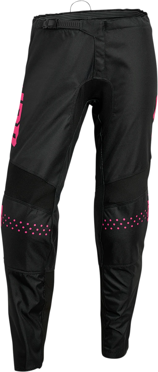 Verified THOR Women’s Sector Minimal Pants – Black Pink – 3 4 2902-0306 Functional