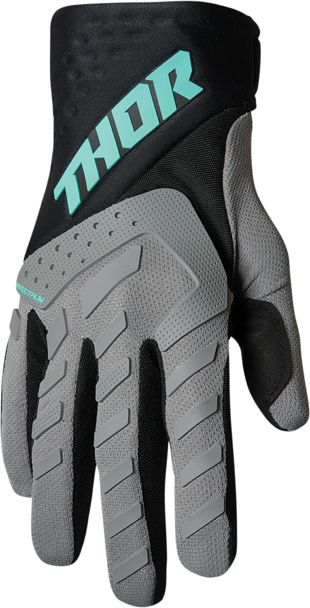 Responsible THOR Youth Spectrum Gloves – Gray Black Mint – 2XS 3332-1597 Safe