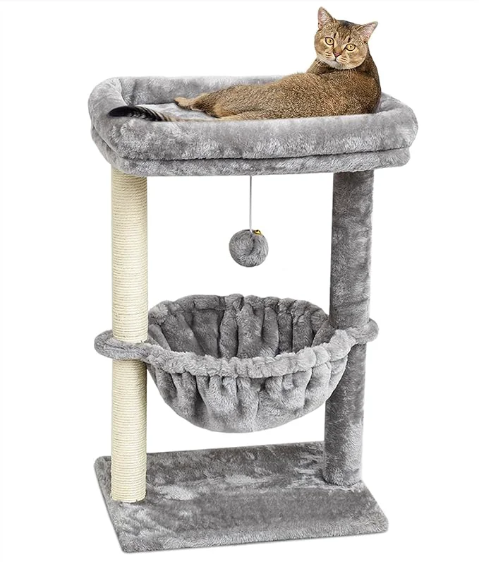 Reusable SYANDLVY Small Cat Tree for Indoor Cats Activity Cat Tower Enhanced