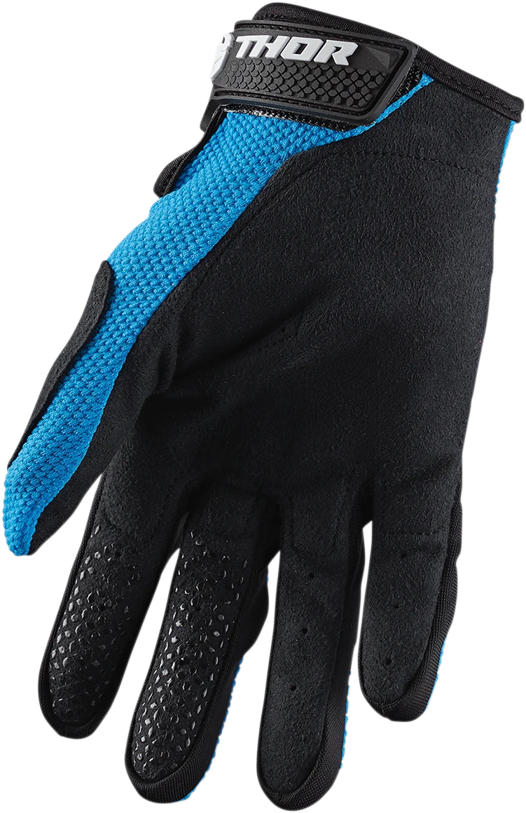 Authentic THOR Sector Gloves – Blue Black – Medium 3330-5861 Lightweight