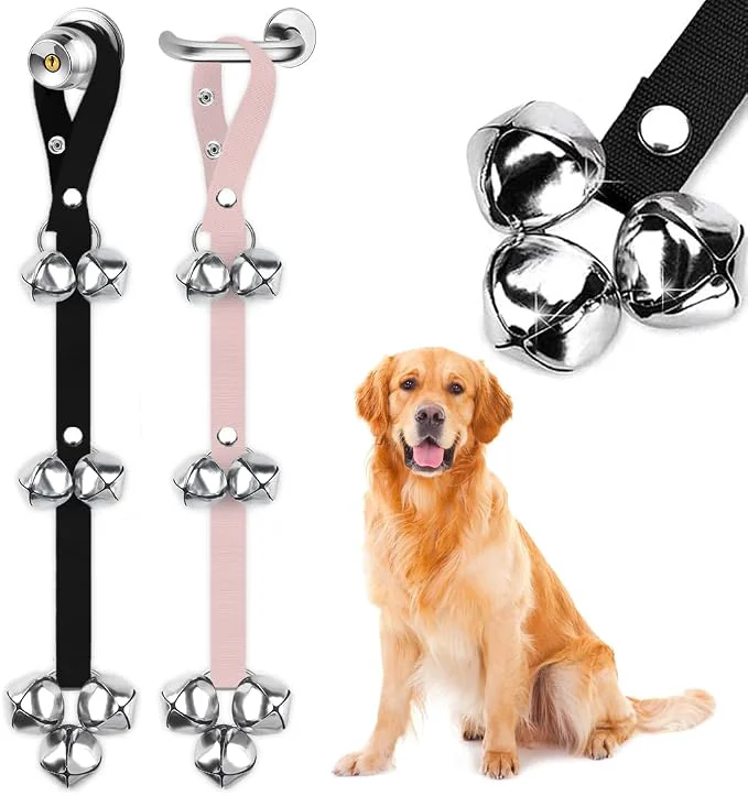 Fashionable BLUETREE 2 Pack Dog Doorbells Premium Quality Training Potty Great Dog Bells Secure