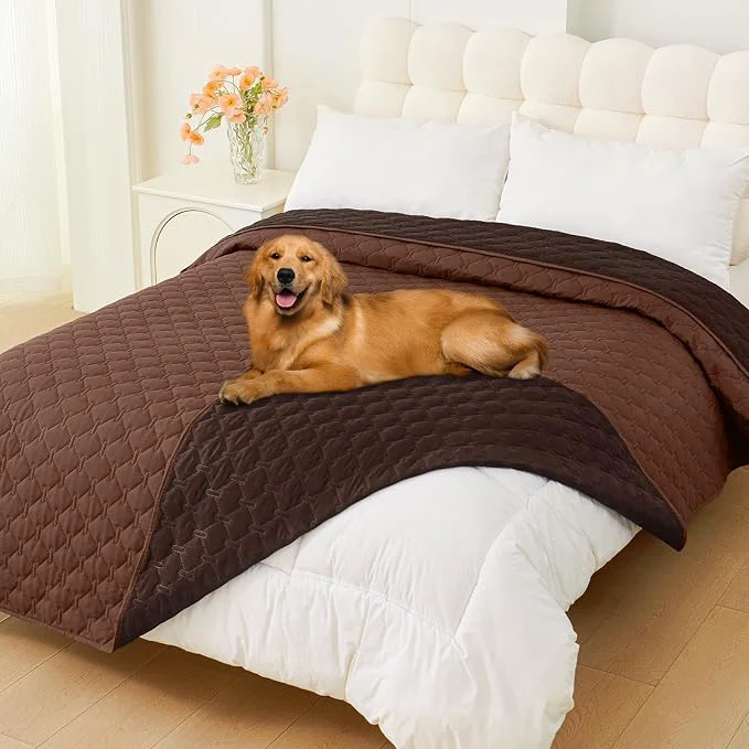 Outstanding Smiry Waterproof Dog Bed Cover Blanket Soft Reversible Pet Blanket Washable Premium Material