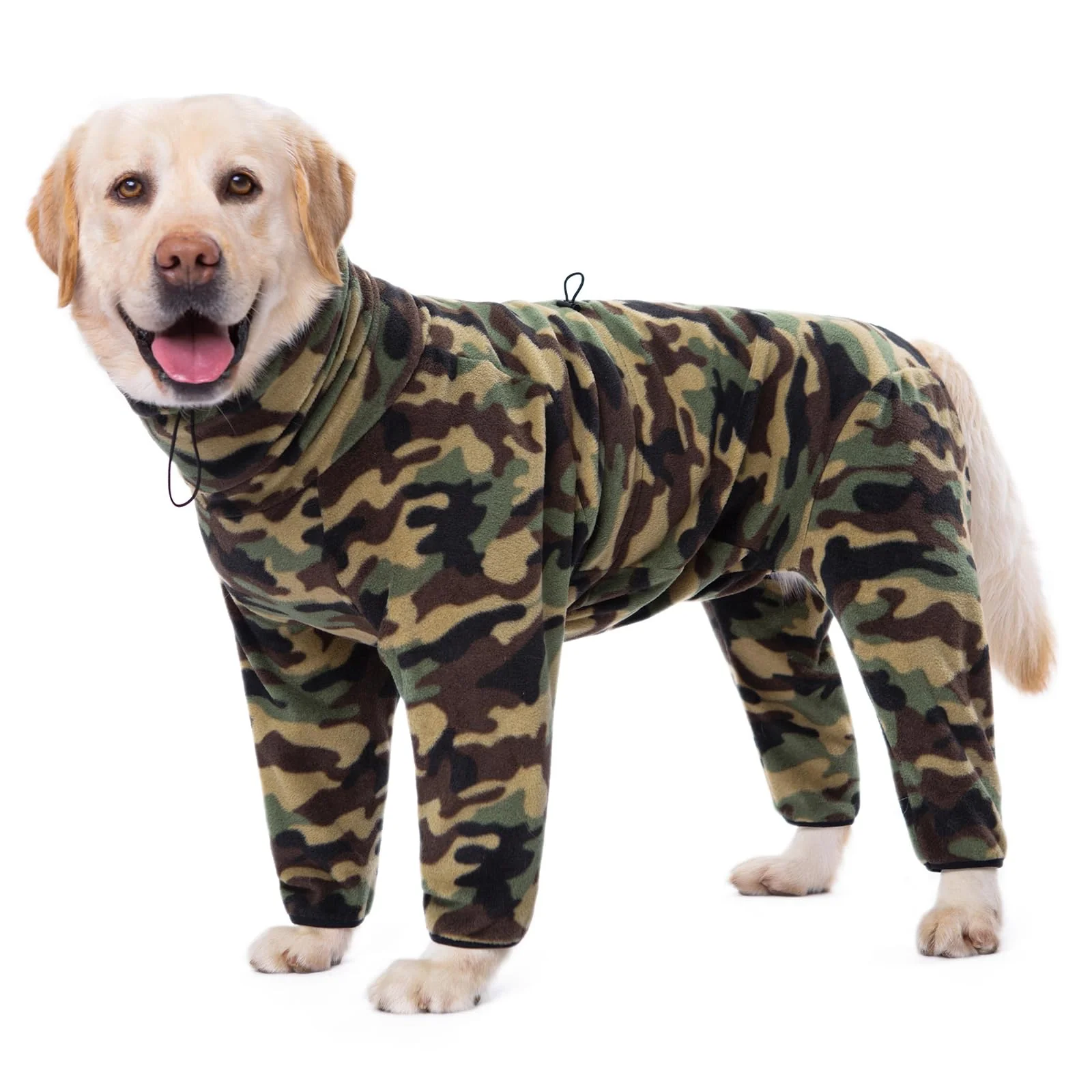 Pure Yeapeeto Dog Winter Coat – Warm Fleece Full-Body Jumpsuit Camouflage X-Large Premium Material