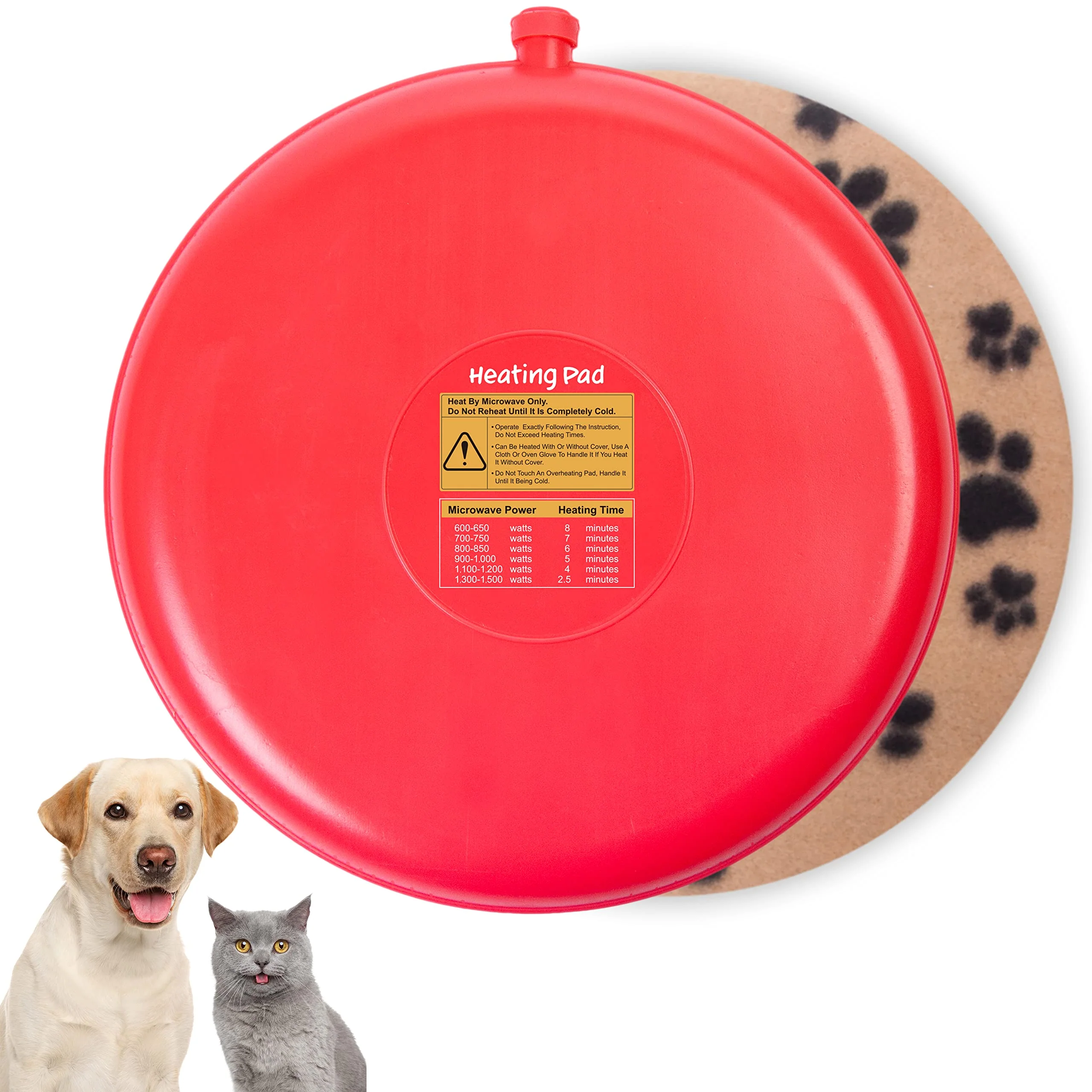 Premium Gely Pet Heating Pad Microwave Cordless Reusable Warmth for Cats Dogs Small Animals Fast