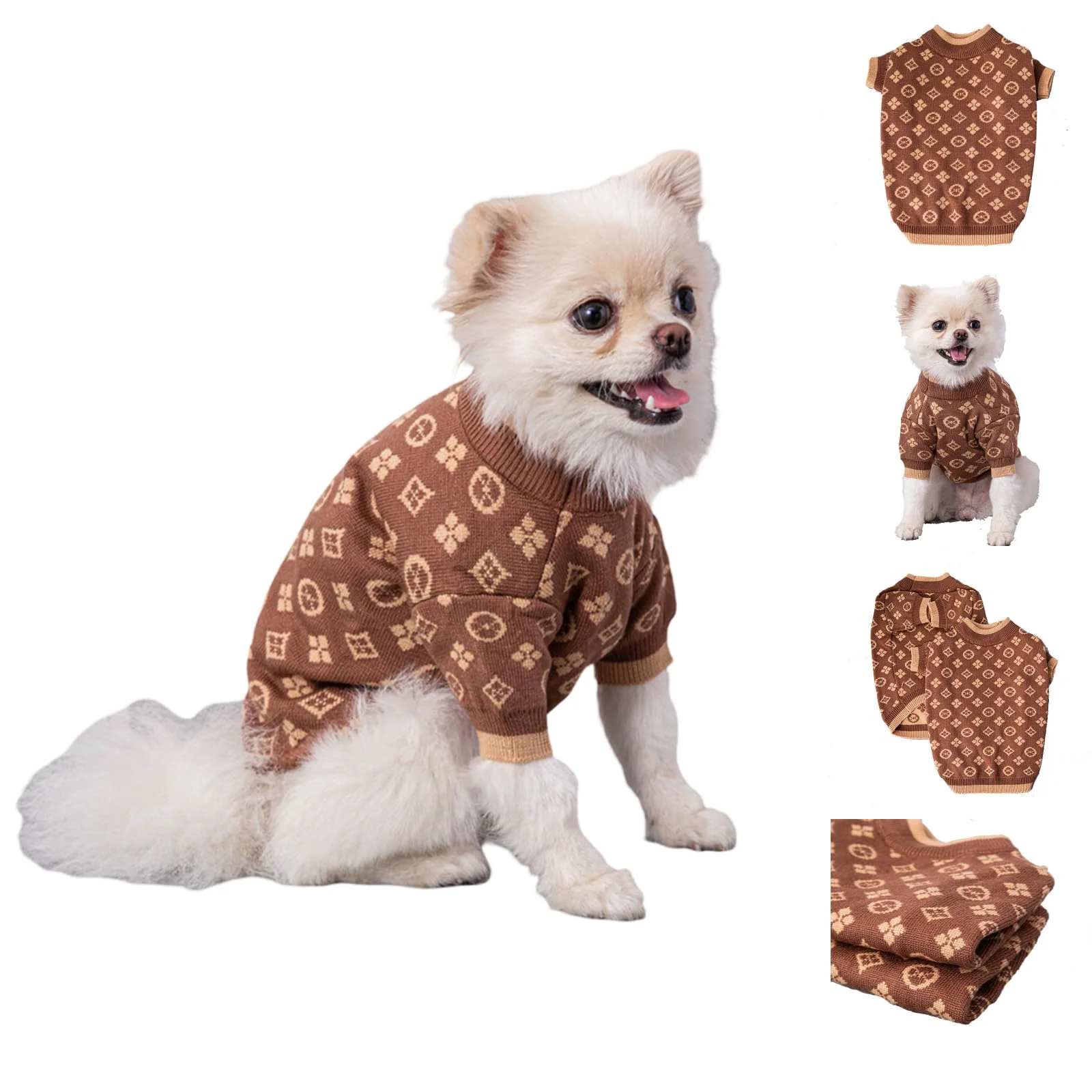 Specialty Everything Chic Luxury Dog Sweater – Soft Knit Designer Outfit for Small Dogs XS–L Advanced