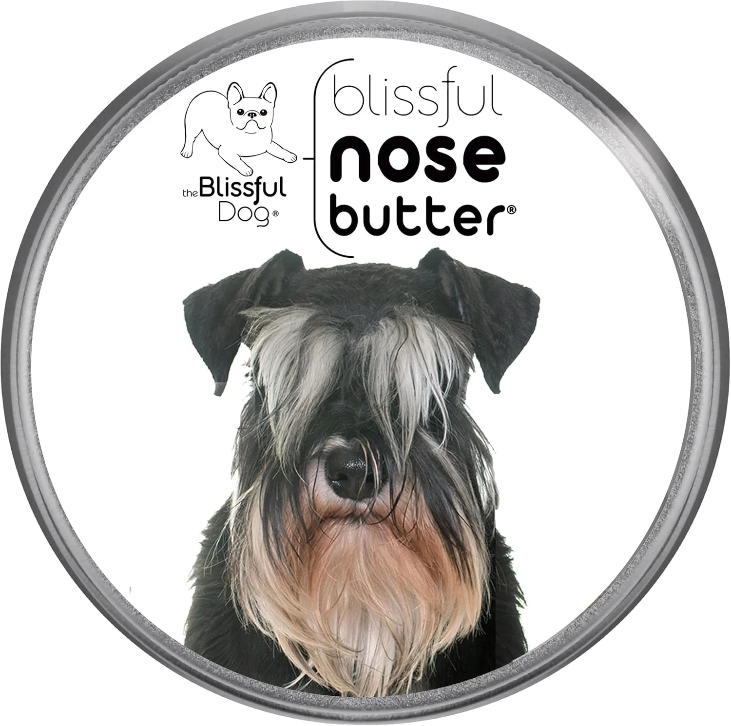 Certified The Blissful Dog Schnauzer Unscented Nose Butter 2-Ounce Pure
