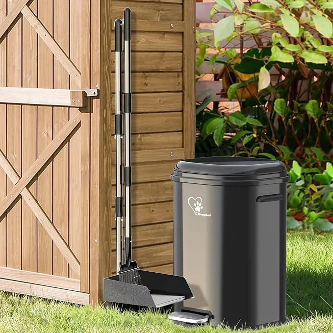 Consistent Dog Poop Trash Can Outside Waste Bin Healthy