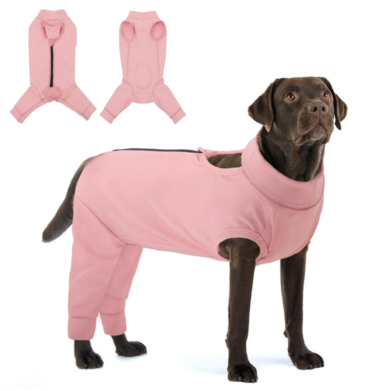 Certified KOESON Dog Recovery Suit Hind Leg – Licking Prevention Post-Surgery Healing Easy On Off Original Design