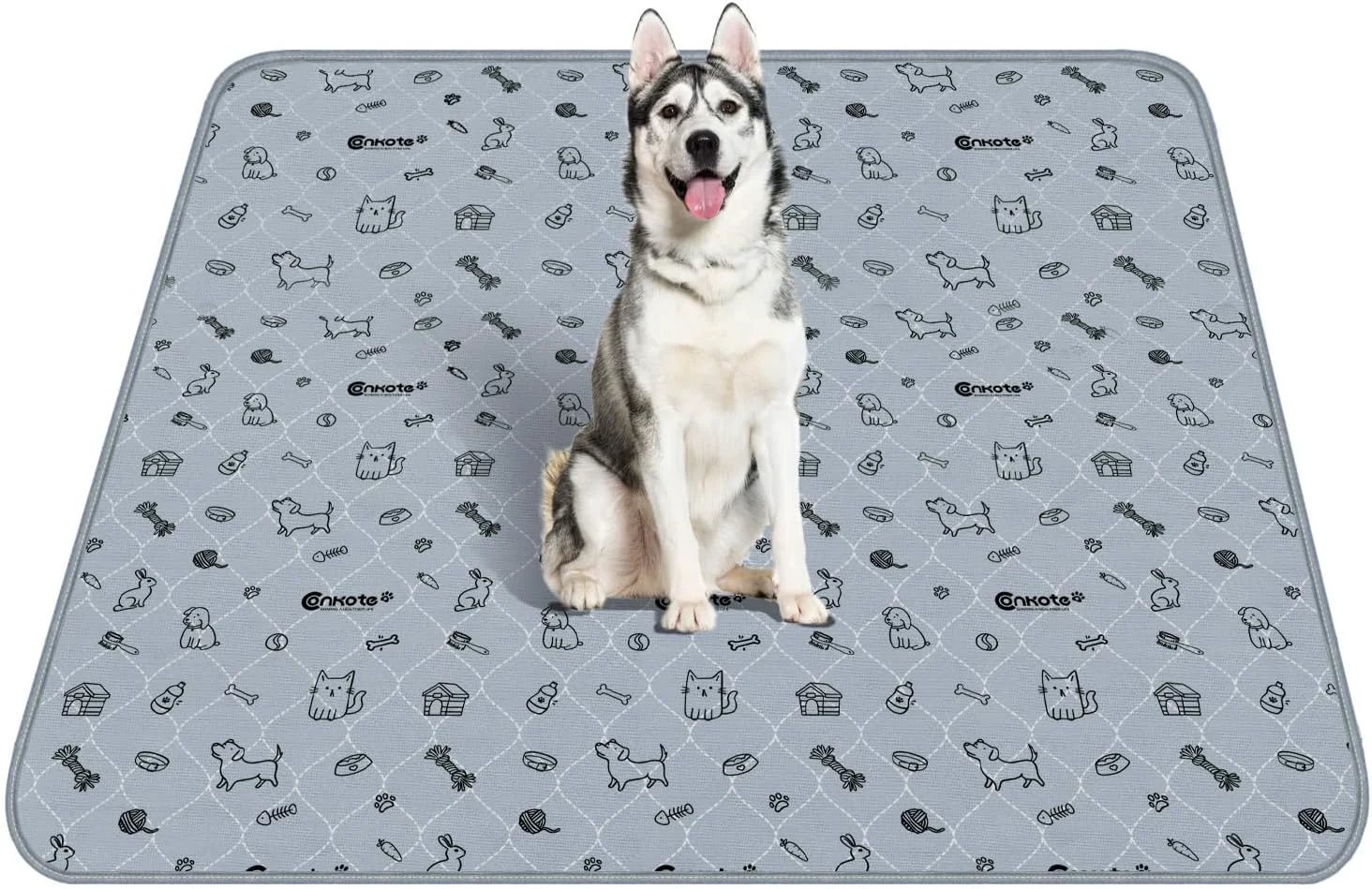 Superior Conkote 72 x72 Washable Pee Pads for Dog Extra Large Reusable Pee Pads Thick and Heavy Absorbency Dog Playpen Mat Waterproof Puppy Training Pads for Playpen Crate Floor Bed Sofa 1 Pack Effective