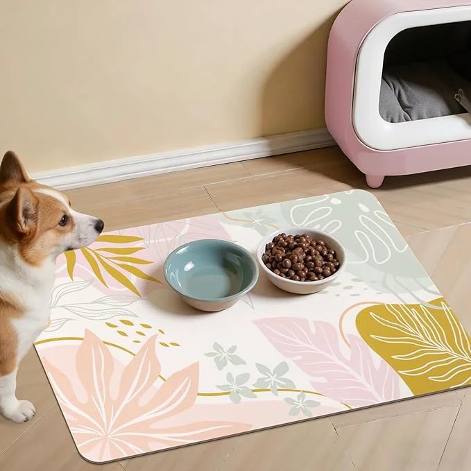 Proven Topotdor Boho Dog Food Mat Crafted