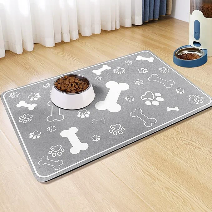 Eco-Friendly Pet Feeding Mat Rapid Absorbent Mats Genuine