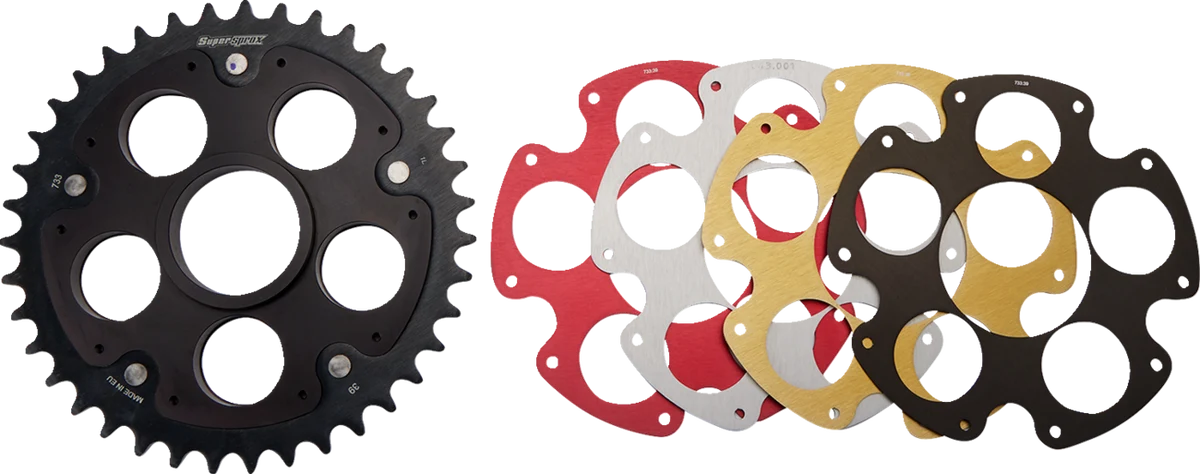Crafted SUPERSPROX Edge Kit – Rear – Ducati – 38 Tooth RSA-737-38-KIT Authentic