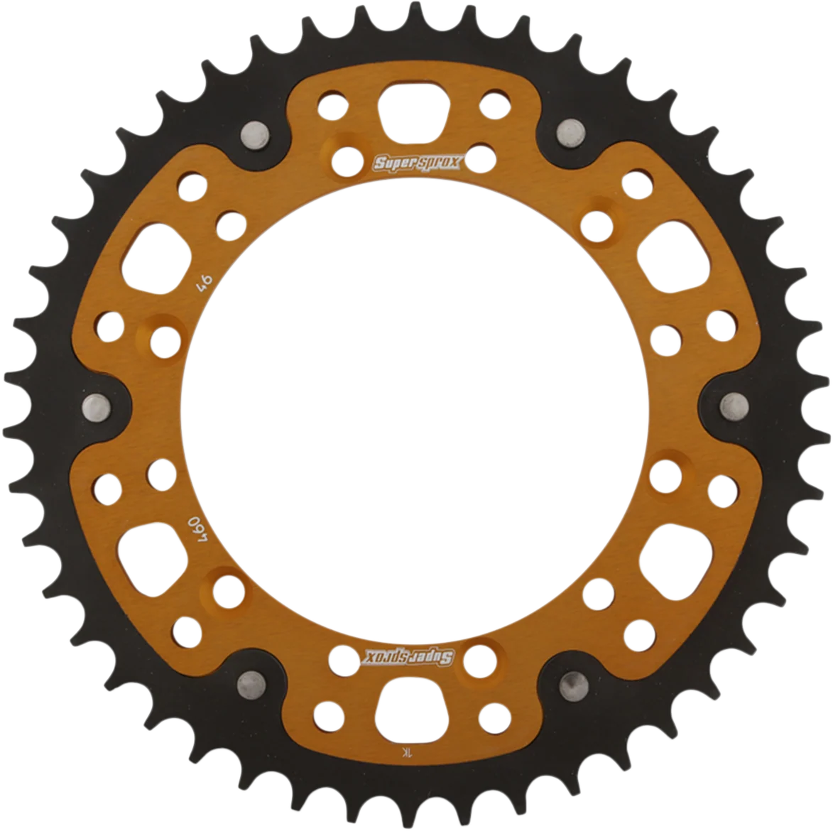 Proven SUPERSPROX Stealth Rear Sprocket – 46 Tooth – Gold – Kawasaki Suzuki RST-460-46-GLD Certified