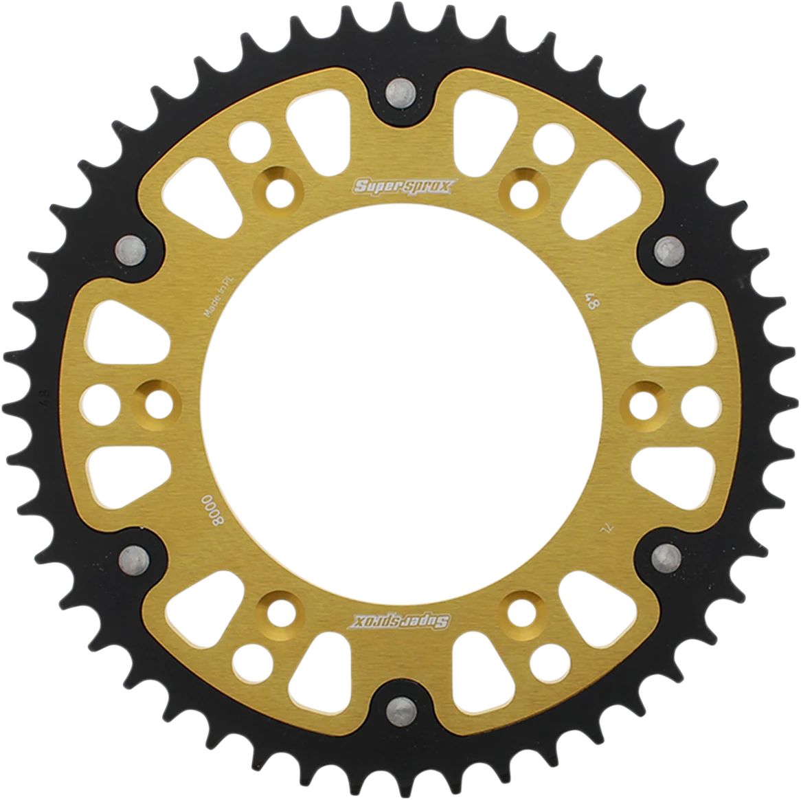 Sophisticated SUPERSPROX Stealth Rear Sprocket – 48 Tooth – Gold – Beta RST-8000-48-GLD Easy-to-Use