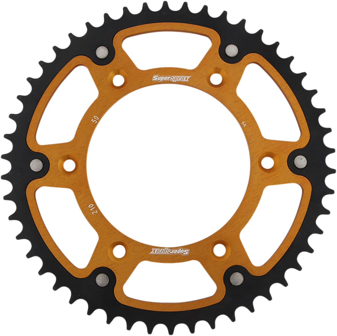Top-Quality SUPERSPROX Stealth Rear Sprocket – 50 Tooth – Gold – Honda RST-210-50-GLD Casual