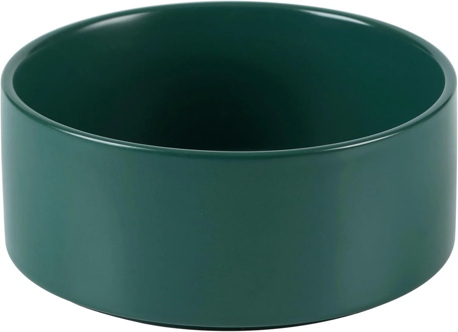 Dependable Non-Slip 8.2inch Ceramic Dog Food and Water Bowl for Large Breed Dogs Pet Bowl for Single Bowl Green Effective