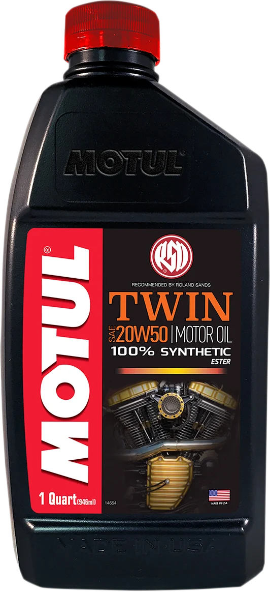 Comfortable MOTUL V-Twin Synthetic Oil – 20W-50 – 1 U.S. quart 108061 Fine Crafted