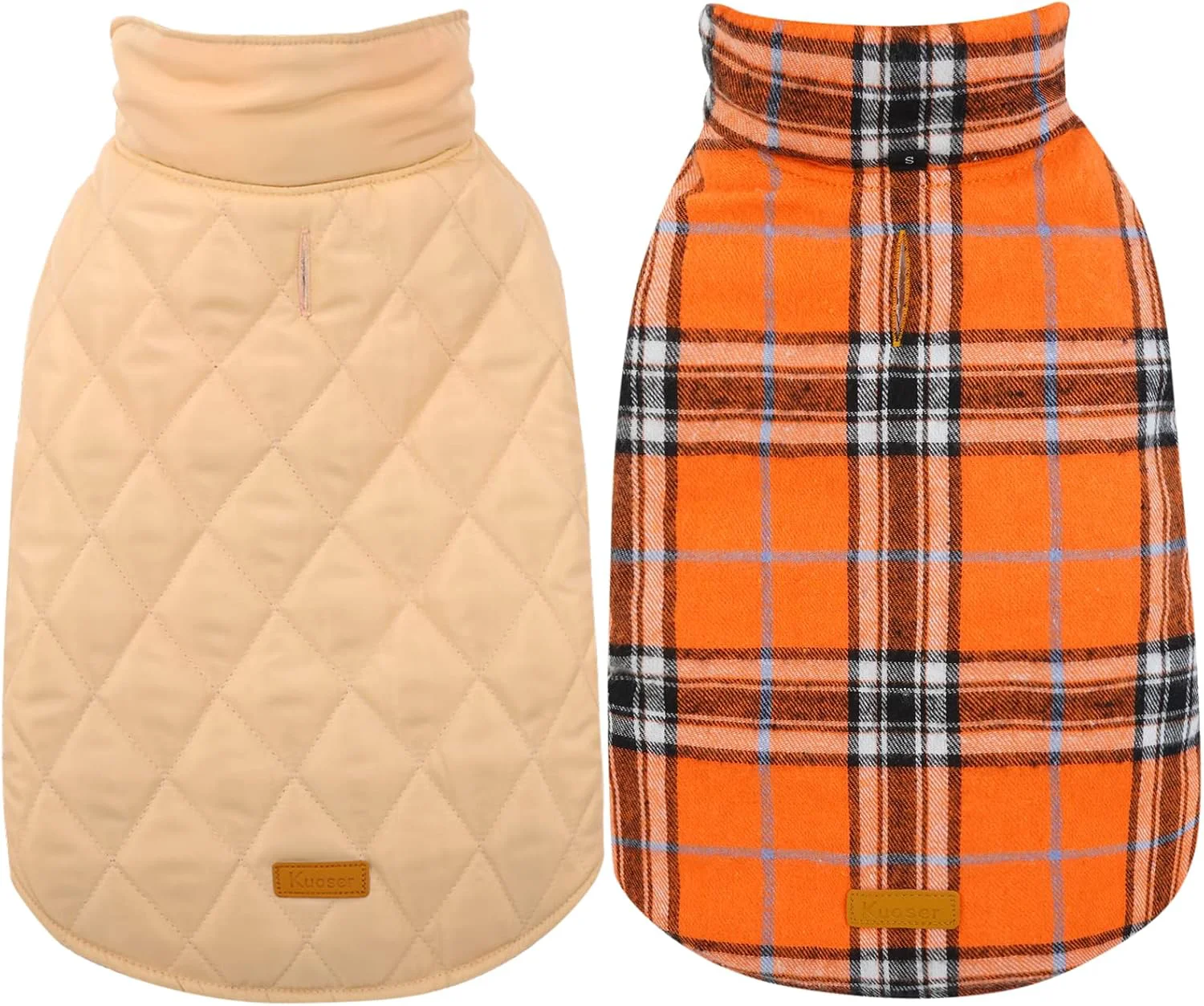 Expertly Made Kuoser Warm Dog Coat Waterproof Dog Jacket for Extra Large Dogs Adjustable Durable XL Doggie Winter Coat Reversible Cozy Puppy Cold Weather Apparel from Small to Large Breed Orange XL Crafted