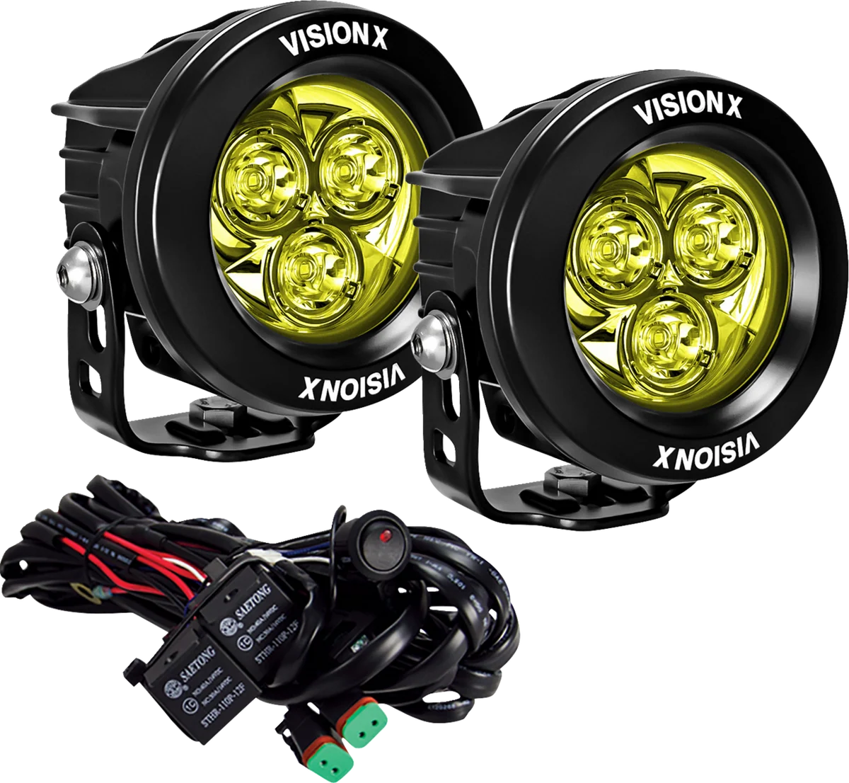 Top-Quality Vision X Light Cannon – CG2 – 3-3 4 – Multi LED – Selective Yellow Lens 9945811 Expertly Made