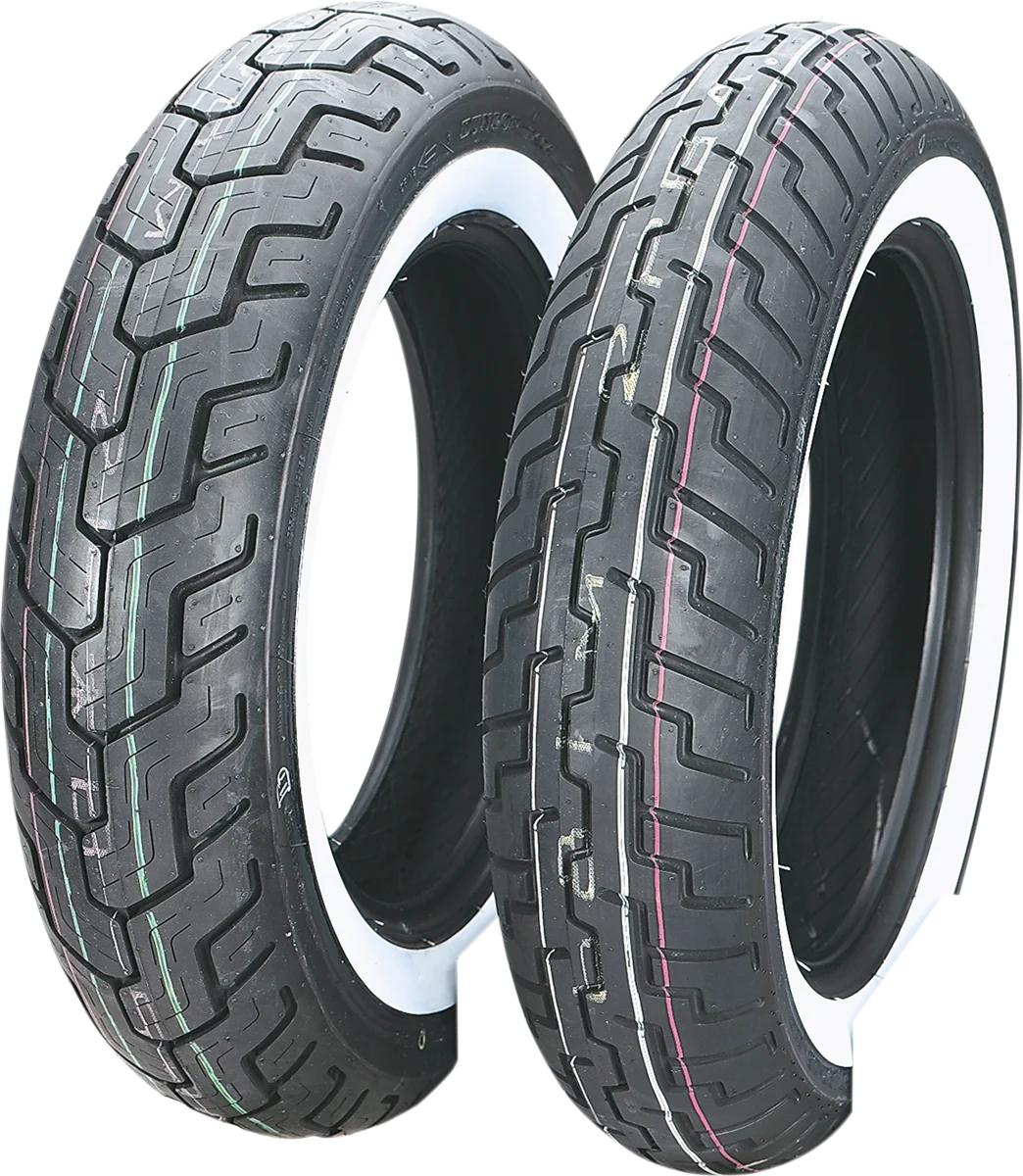 Fashionable DUNLOP Tire – D404 – Rear – 150 90-15 – Wide Whitewall – 74H 45605050 Breathable