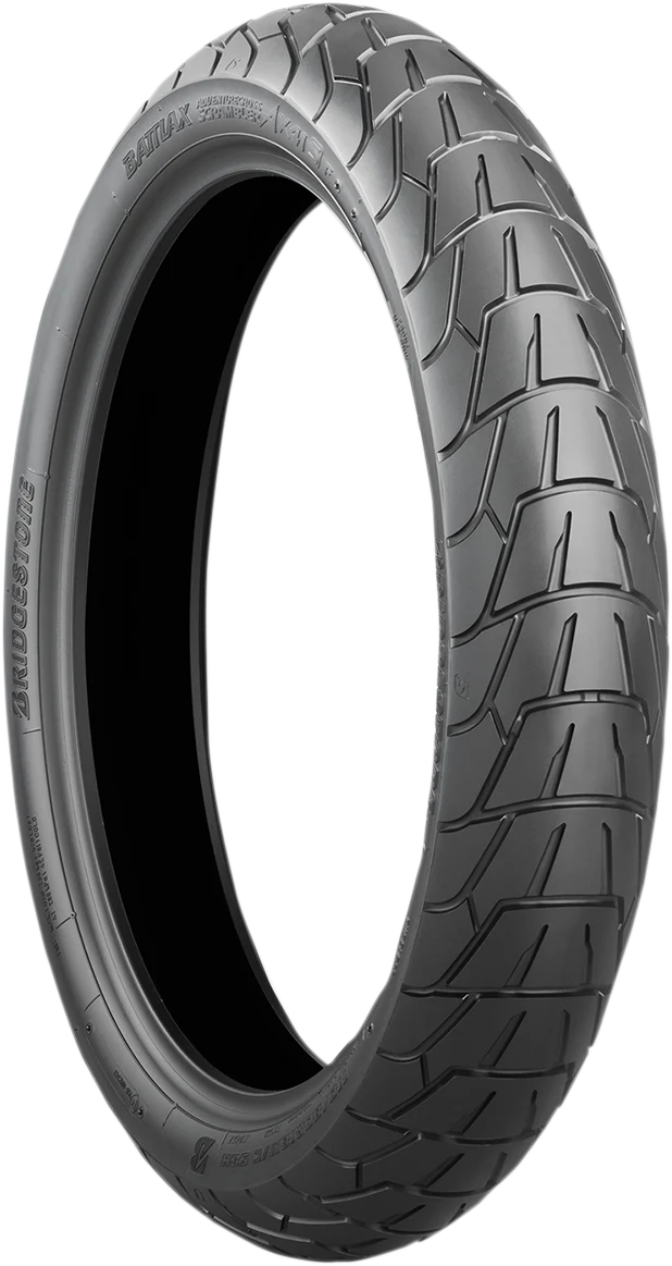 Top-Quality BRIDGESTONE Tire – Battlax Adventurecross AX41S – Front – 100 90R19 – 57H 11621 Clean