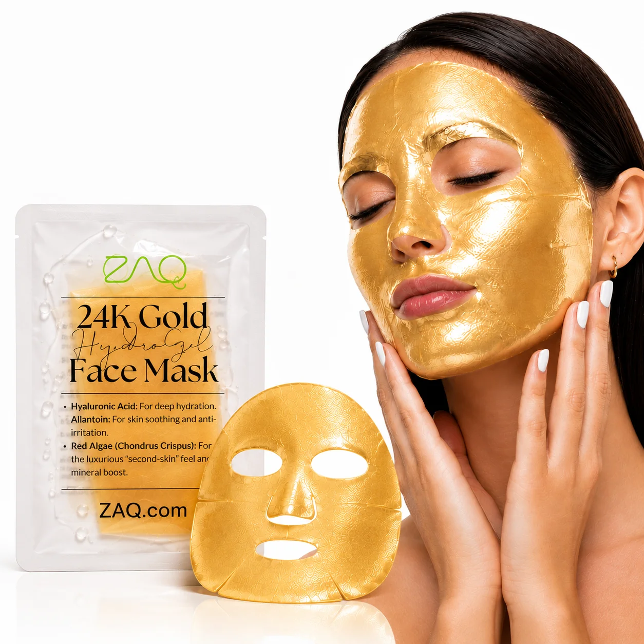 Exceptional Masque Hydrogel Visage à l’Or 24K Elite
