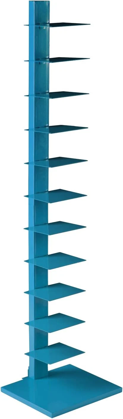 Expertly Made SEI Furniture 12 shelves Metal Spine Book Tower BlueAbout ThisOverview Comfortable