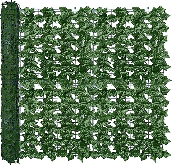 Excellent Artificial Ivy Privacy Fence Wall Screen 40X120 in UV-Anti Faux Greenery Backdrop Ivy Vine Leaf Hedges Fence Panels for Patio Balcony Garden Backyard Indoor Outdoor Green Wall DecorAbout ThisOverview High-Grade