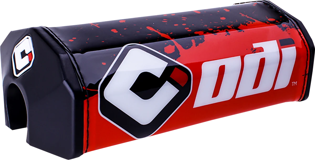 Luxury ODI Handlebar Pad – Oversized – Splatter – Red Black H72BPS-RB Refined