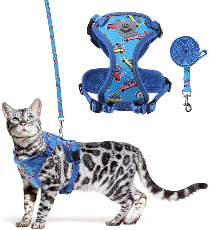 Traditional KOOLTAIL Cat Harness and Leash Set Escape Proof Exclusive