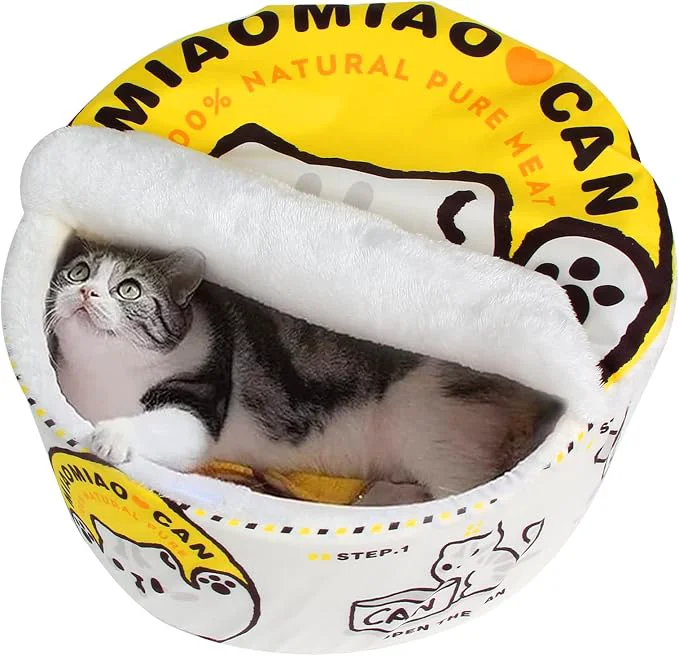 Reusable 寵幸 Ramen Noodle Dog Cat Bed Keep Warm and Super Soft Creative Pet Nest High-End