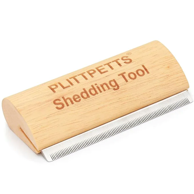 Breathable Dog Brush for Shedding Deshedding Grooming Tool for Dogs Cats Horses Natural