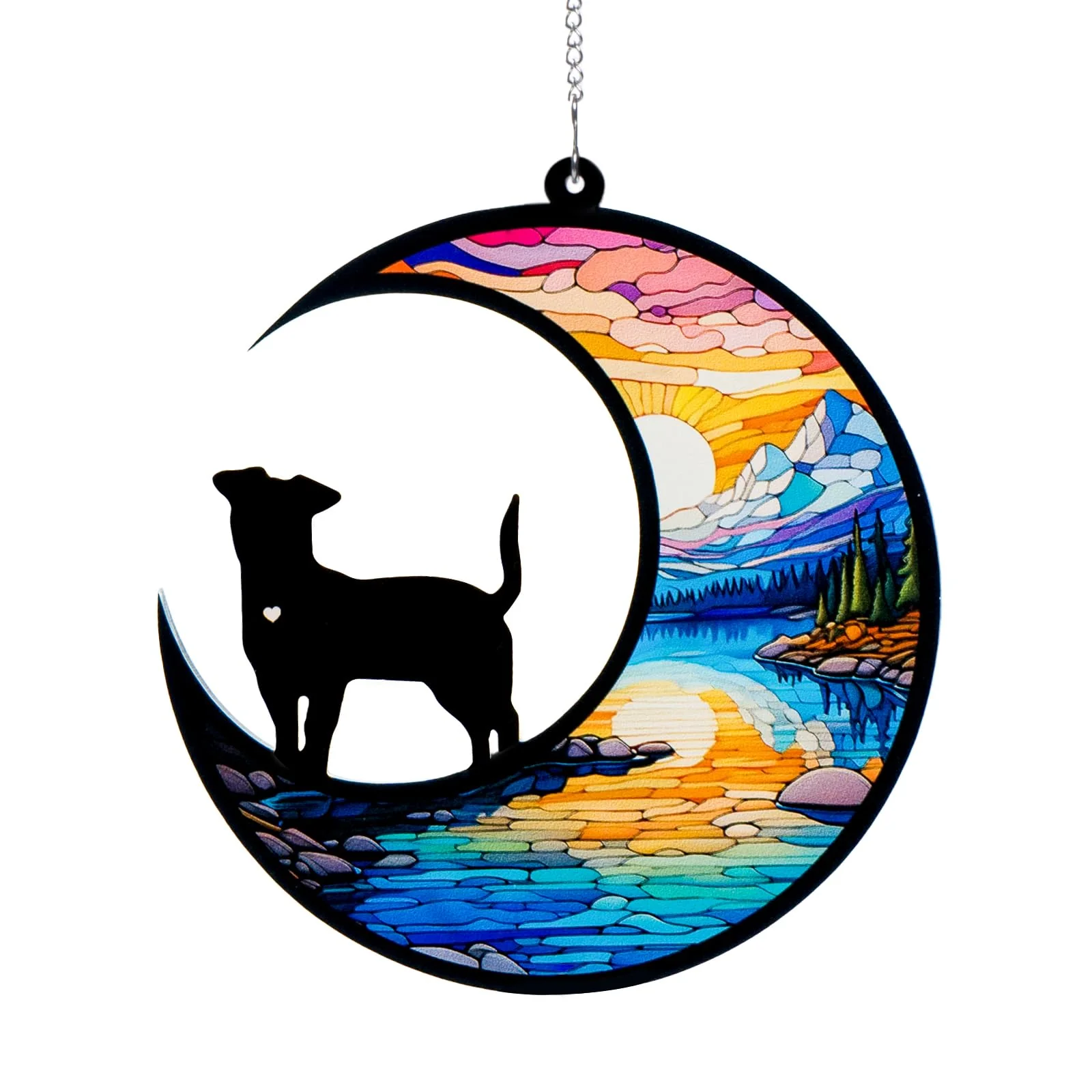 Prestigious DeerZone Dog Memorial Suncatcher – Personalized Pet Sympathy Gifts with Name Date Reliable