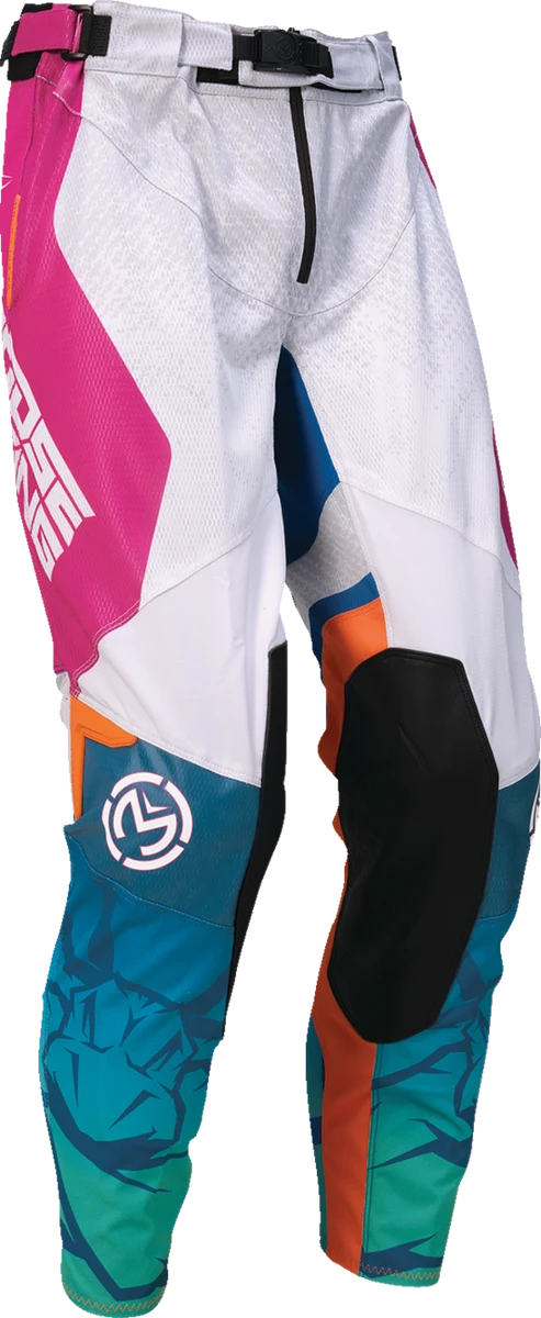 Unique MOOSE OFFROAD Sahara Pants – Teal Orange Pink – US 34 2901-12075 Safe
