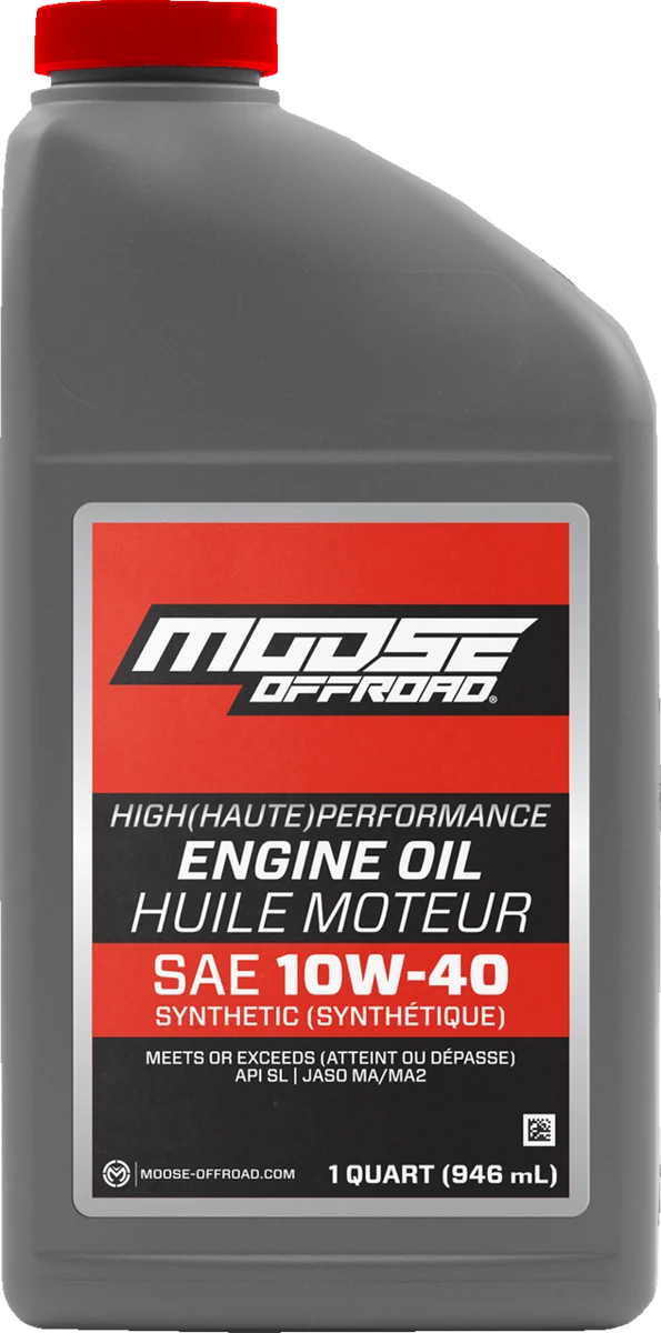 Trusted MOOSE OFFROAD Synthetic Engine Oil – 10W40 – 1 US quart 219380 Smart