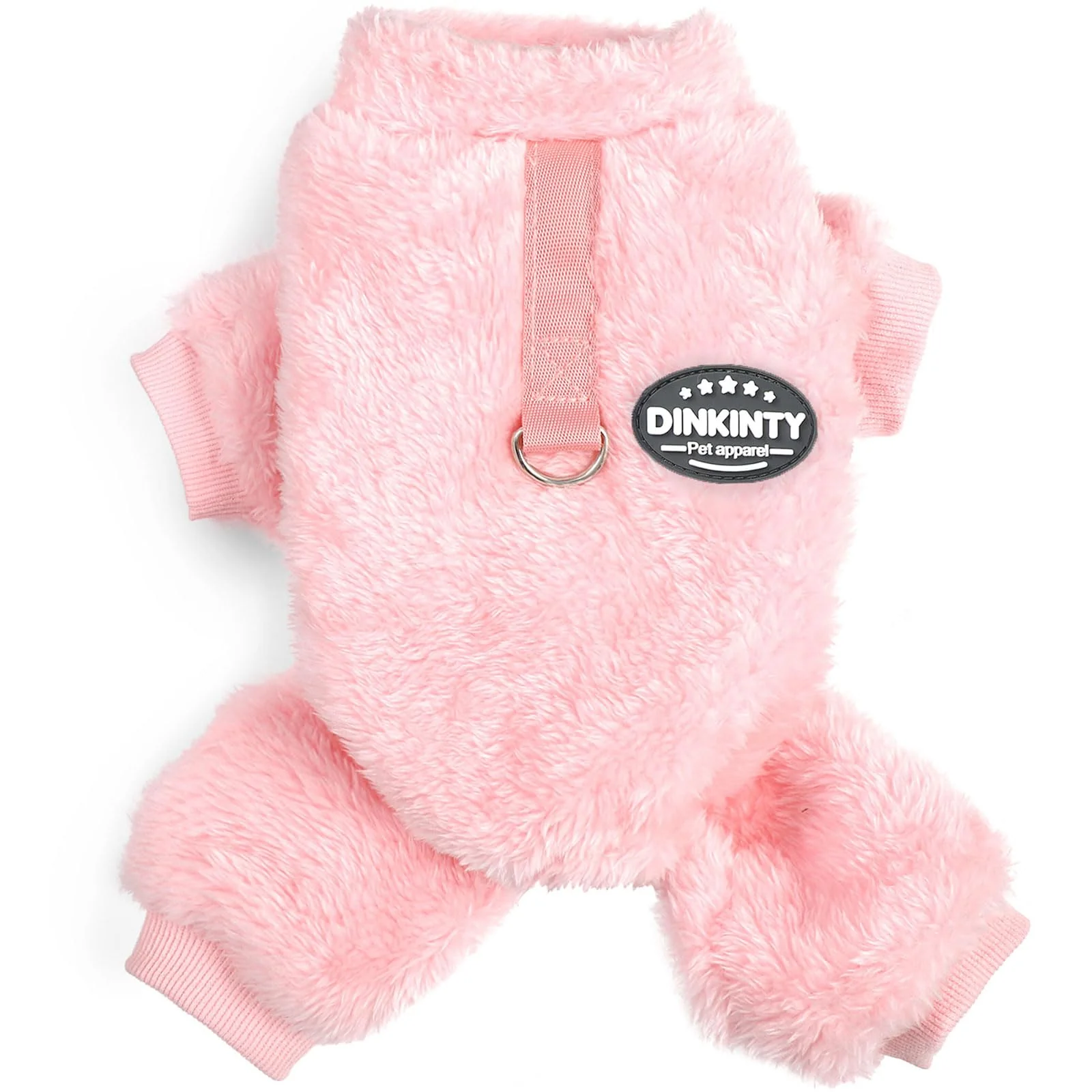 Detailed Dinkinty Pink Fleece Dog Sweater XX-Small – Winter Warmth for Small Dogs Cats Enhanced