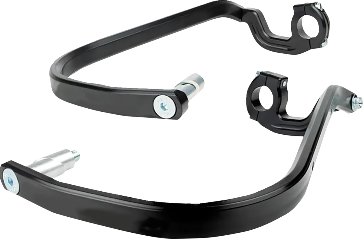 Stylish MOOSE OFFROAD Evo 2 Black Debris Deflectors with Tapered Clamp Set 50-5218B Fine