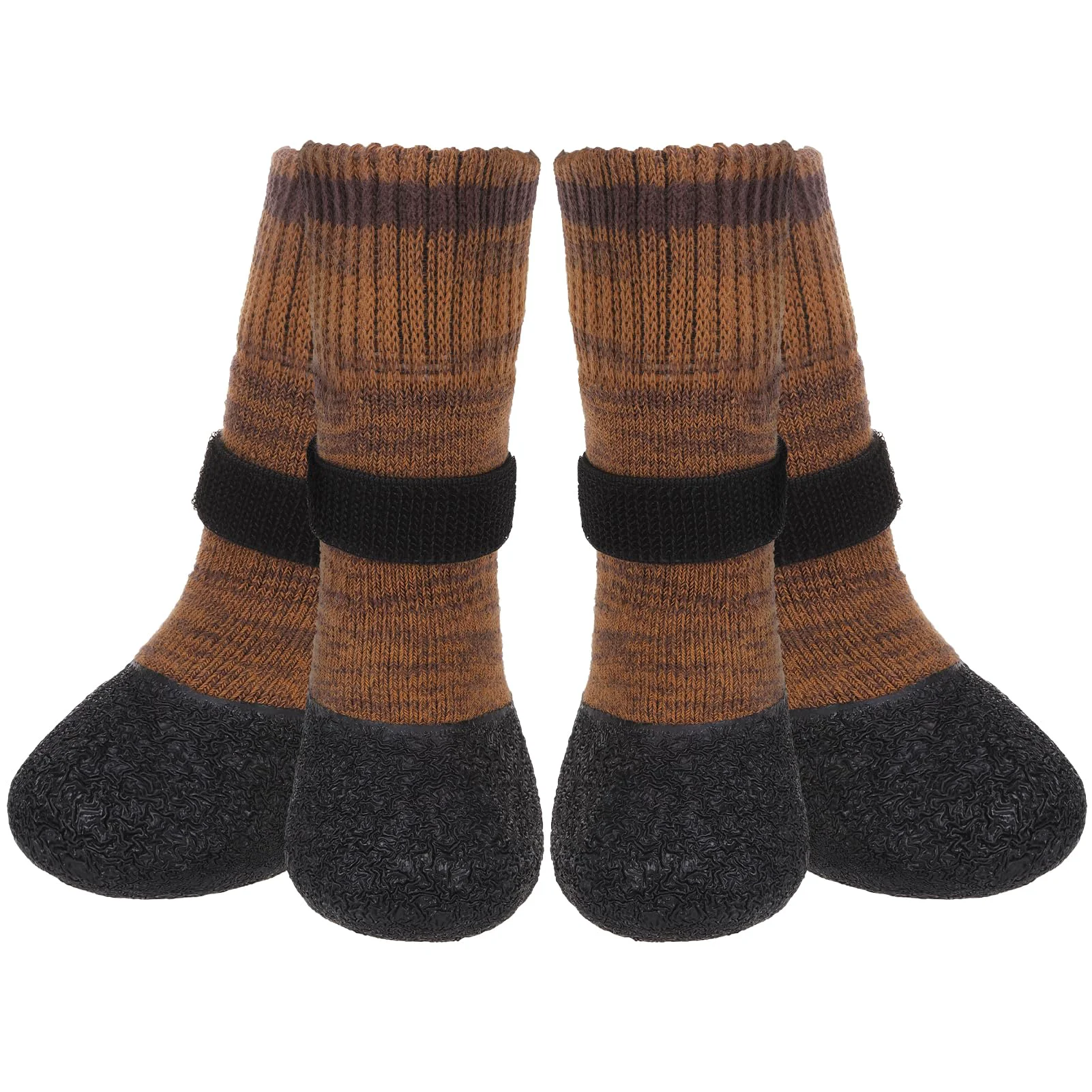 Professional Mihachi Anti Slip Dog Socks XL Brown – Non-Slip Dog Boots for Hardwood Floors Paw Protection Lightweight