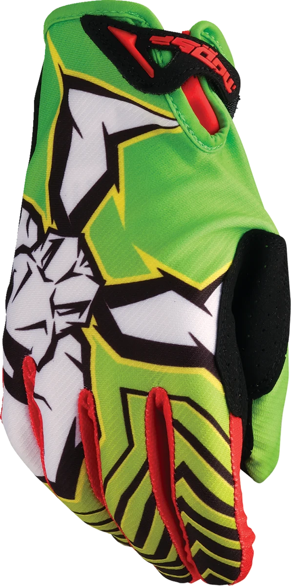 Certified MOOSE OFFROAD Agroid™ Pro Gloves – Green Red – Medium 3330-8110 Unique