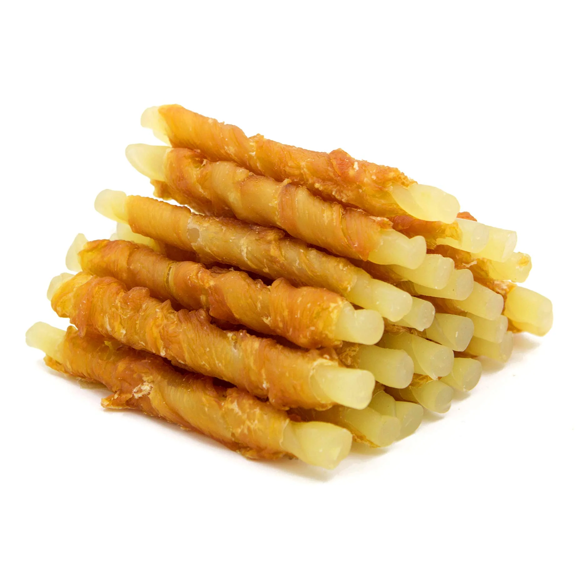 World-Class Jungle Calling Rawhide- Chicken-Wrapped Cod Sticks for Dogs Soft Chew Treats 10.6 oz Crafted