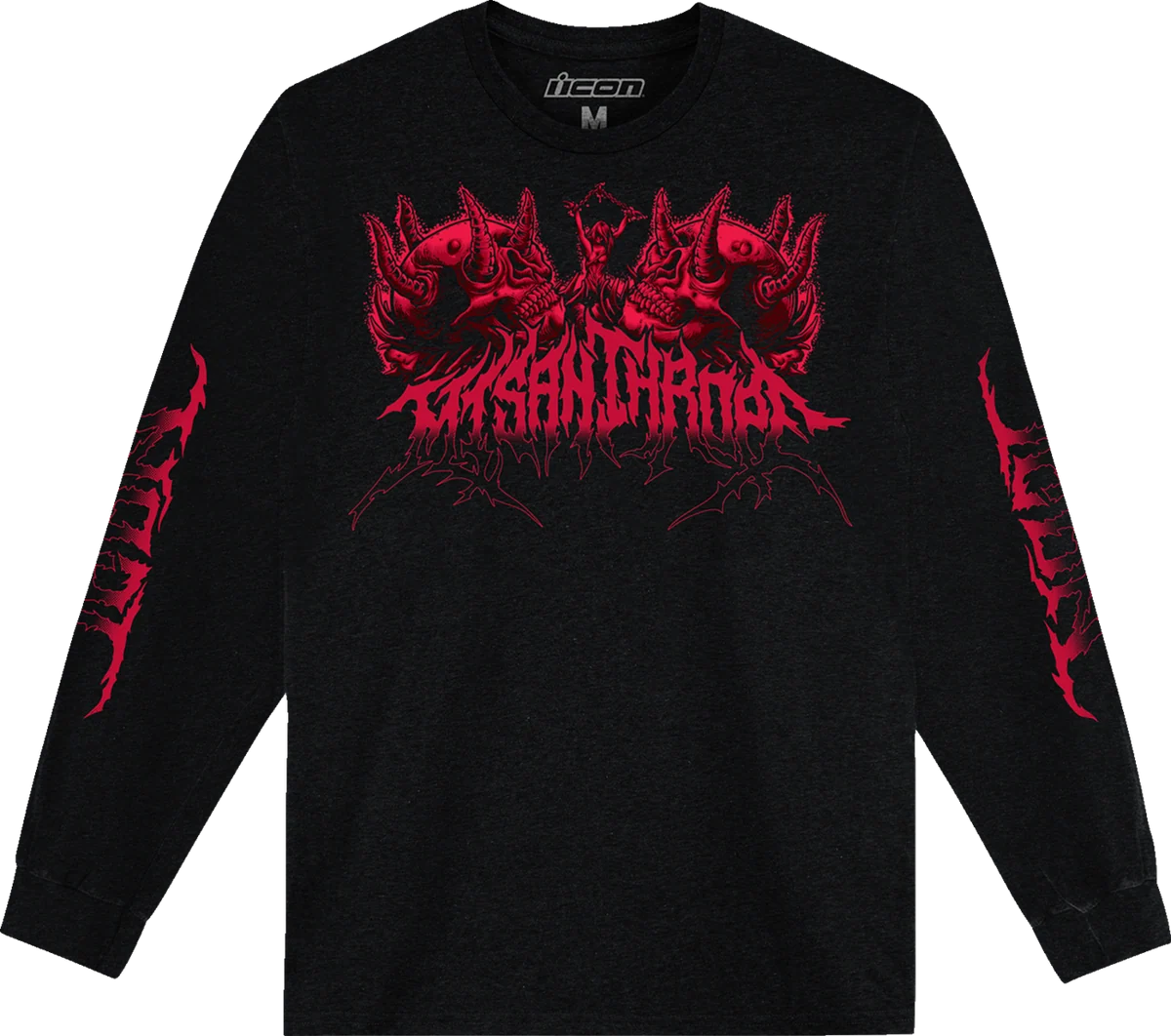 Consistent ICON Misanthrope™ Long-Sleeve T-Shirt – Black – Small 3030-24622 Trendy