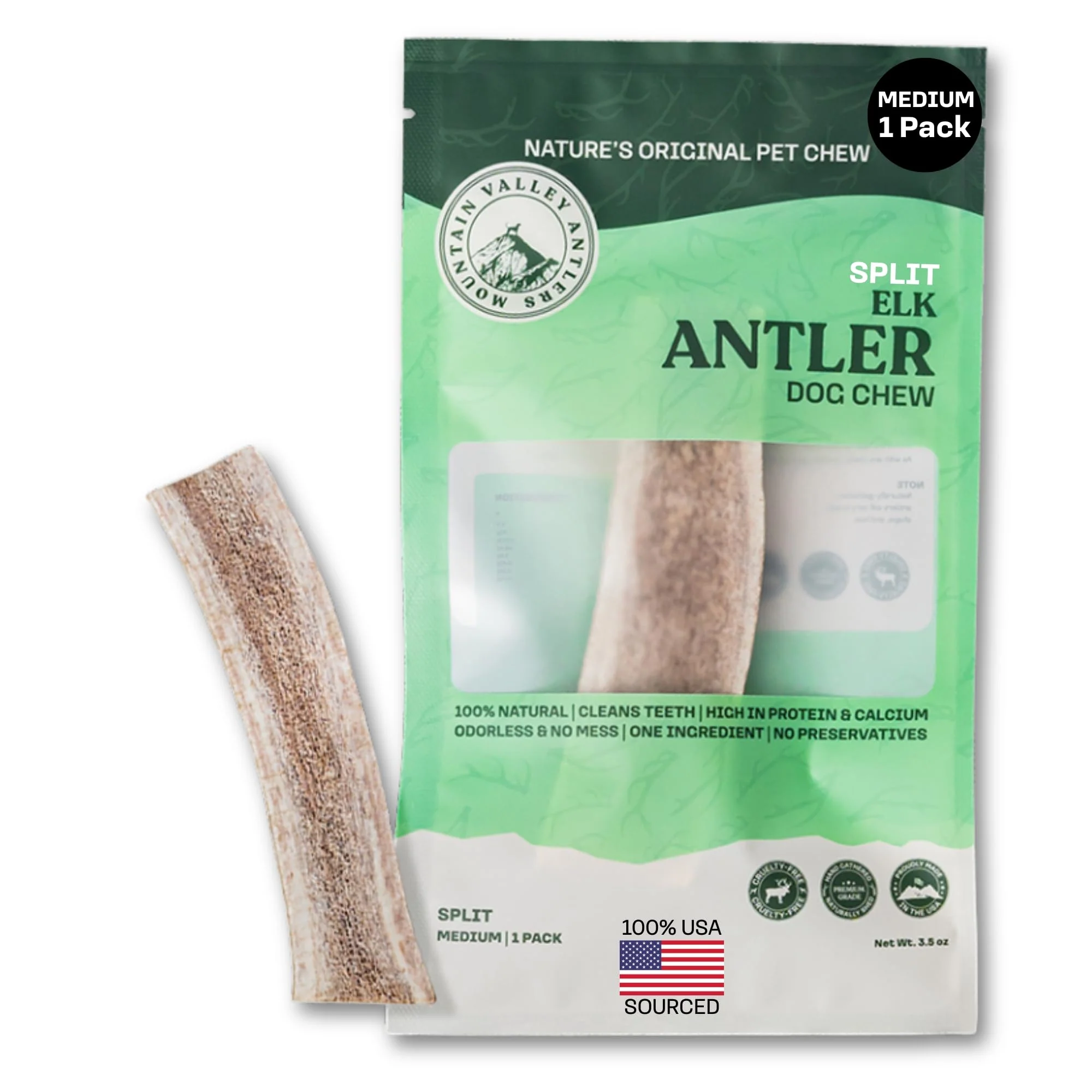 Stylish Mountain Valley Elk Antlers for Dogs Medium VisaMastercardMaestroApple PayDiscoverShop Pay Pure