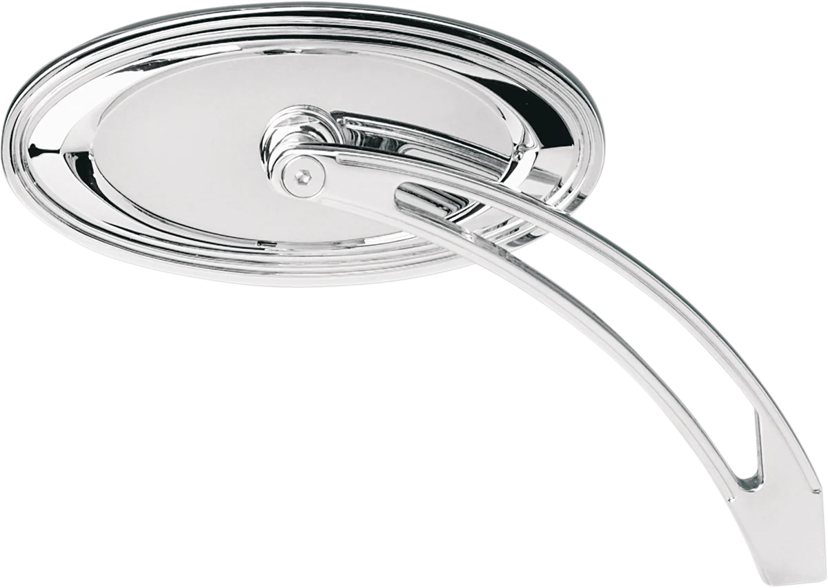 Advanced ARLEN NESS Mirror – Side View – Stepped – Oval – Chrome 13-044 Safe