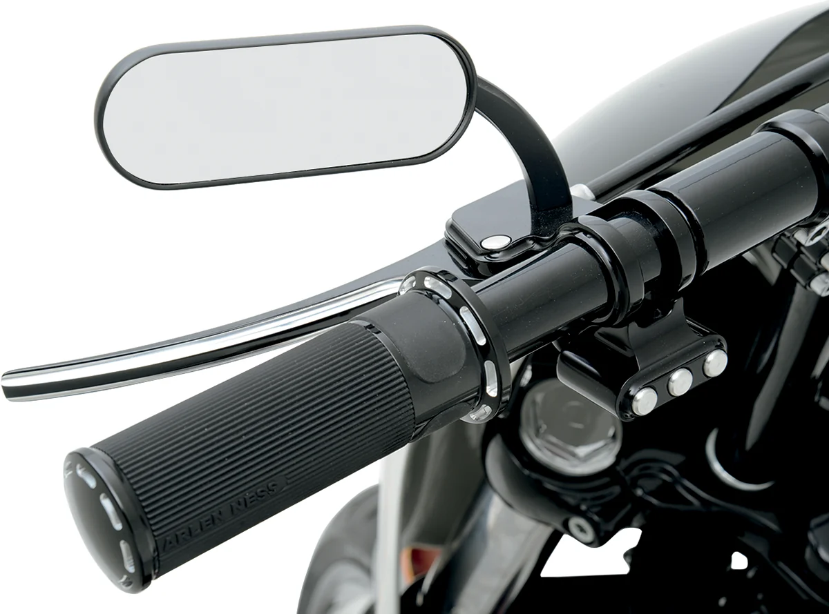 Natural ARLEN NESS Mirror – Micro – Mini – Side View – Oval – Black – Left 13-412 Relaxed