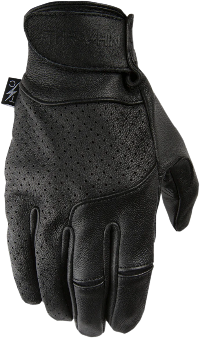 Versatile THRASHIN SUPPLY CO. Siege Leather Gloves – Black – Small TSG-0001-08 Reliable