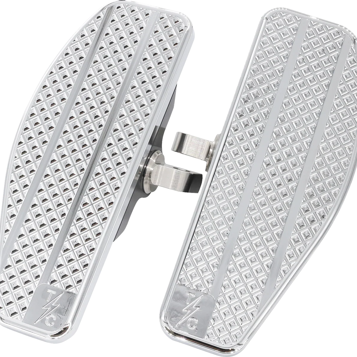 Flexible THRASHIN SUPPLY CO. Mini Floorboards – Chrome TSC-2025-3 Traditional