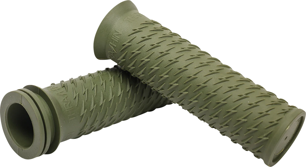 Contemporary THRASHIN SUPPLY CO. Grips – Bolt – Green TSC-2708-6 Flexible